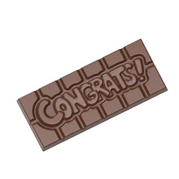 Chocolate World 45g Congrats Tablet Mould